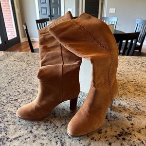 NIB NWT Clarks Karamo Hi Boots Dark Tan Suede Size 10 Medium